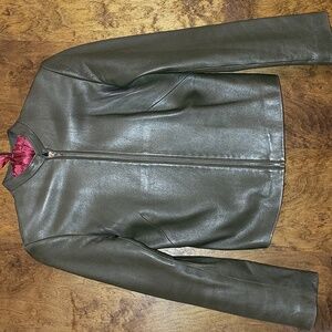 Ann Taylor Butter Soft Leather Jacket XS